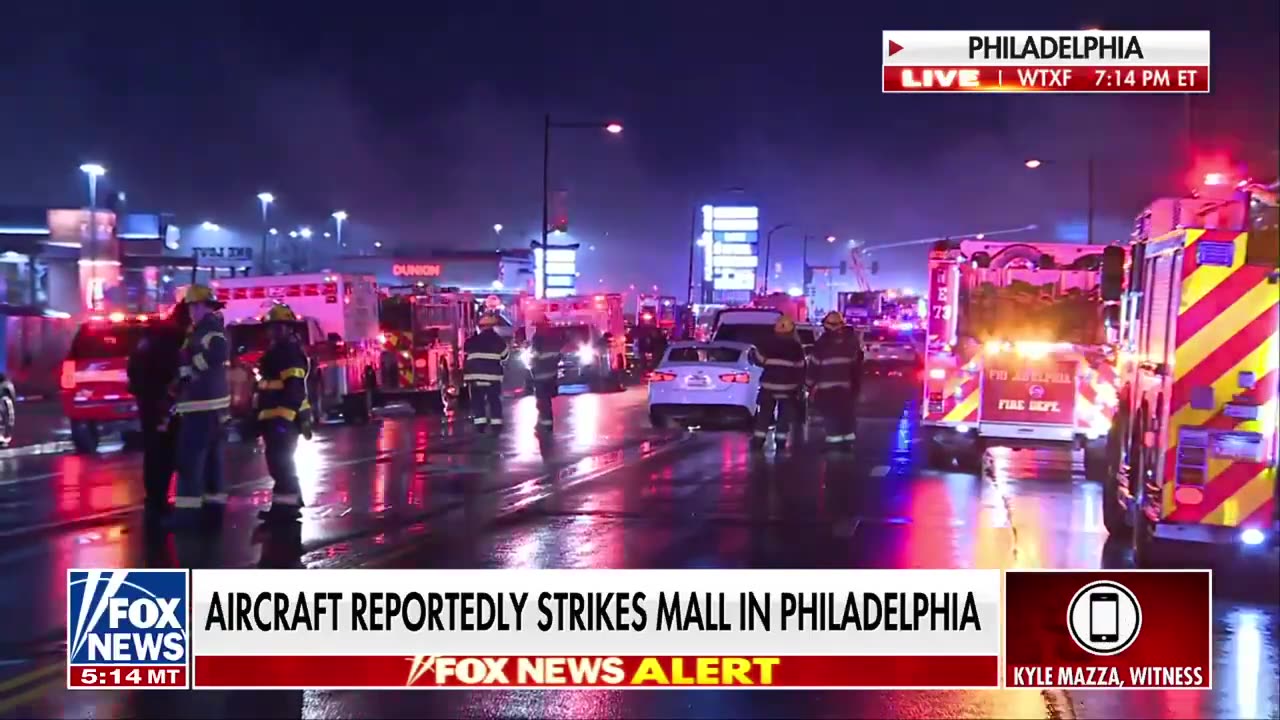 Philadelphia plane crash witness There was a 'lot of flames'