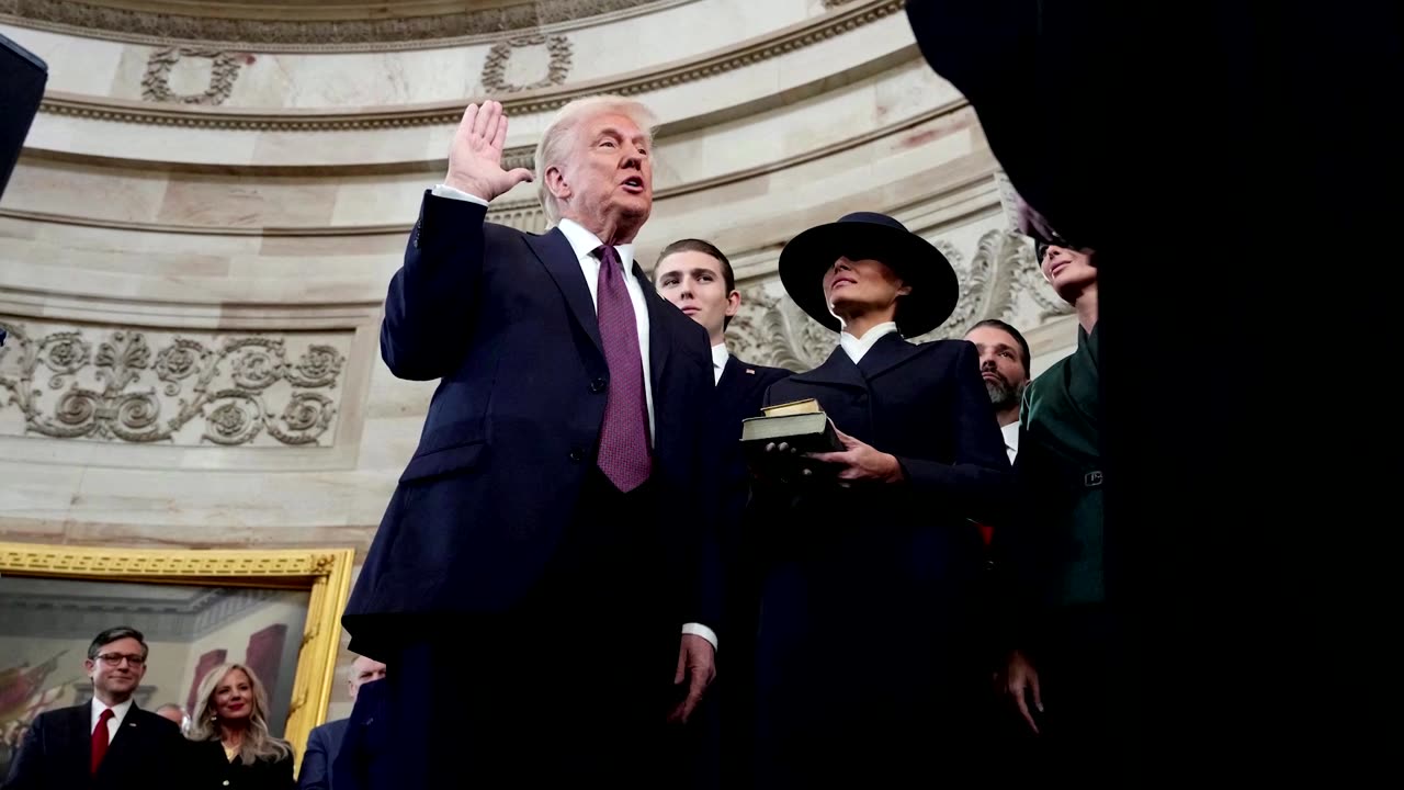 Trump's hand wasn't on the Bible during oath of office - does it matter?