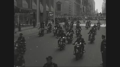 GEN. DOUGLAS MACARTHUR PARADE — New York City (April 20, 1951)