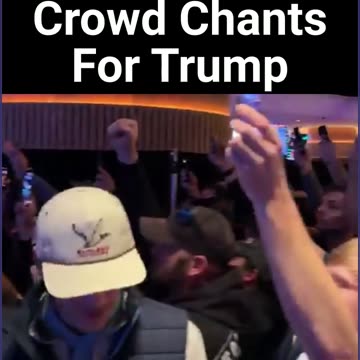 Crowd Chants For Trump