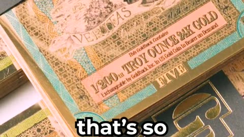 V22 Goldbacks are a great tool for education! Not everyone realize