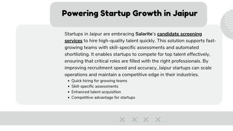 2025 Recruitment News: Salarite Launches Smarter Candidate Screening Services.