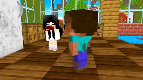 LOVE CURSE Makes Herobrine RUN for His Life 😭💘 | Minecraft Story