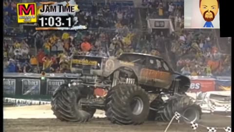 Monster Jam 2002 Freestyle Crashes & Highlights (REACTION)