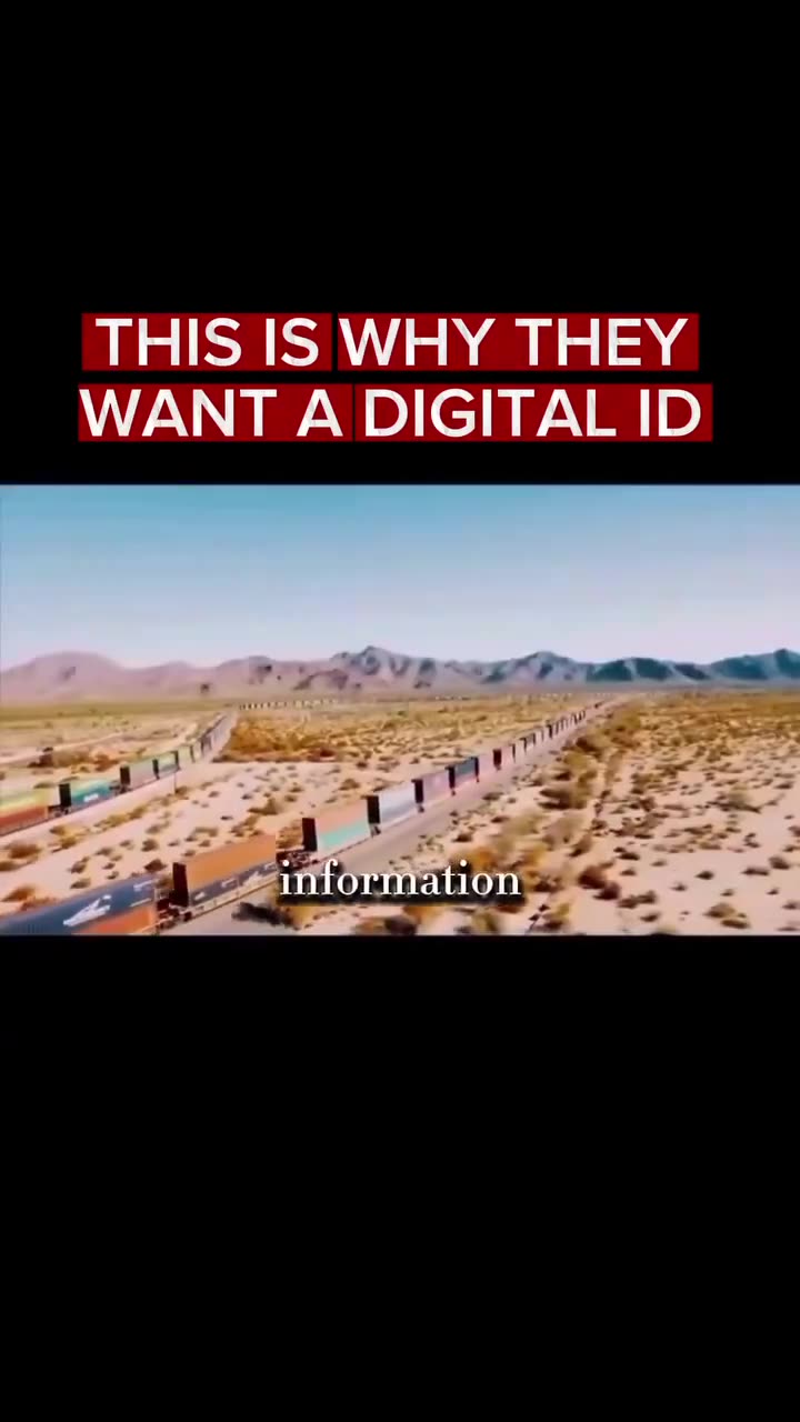 THIS IS WHY THEY WANT A DIGITAL ID