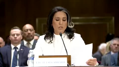 Tulsi Gabbard Opening Statement eviscerates the Deep State and Military Industrial Complex