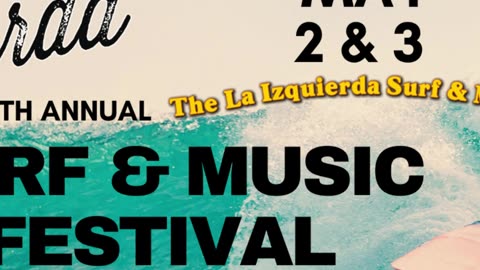 🌊🤙 Hazy Daze is excited to sponsor the La Izquierda Surf & Music Festival! 🎶🏄‍♂️