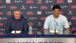 Bruce Pearl and Dylan Cardwell post-Ole