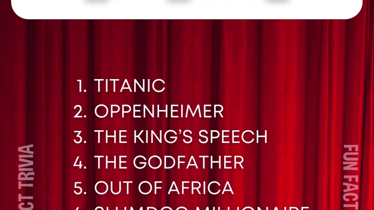 Can You Guess the Oscar Best Picture Winners? 🎬 | Missing Letters Quiz