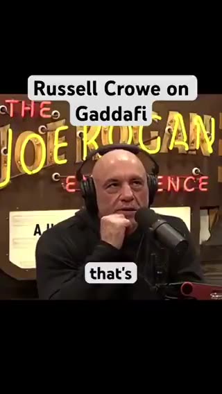 Russell Crowe on Gaddafi