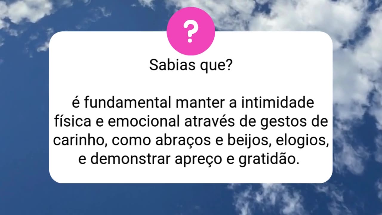 sabia que?