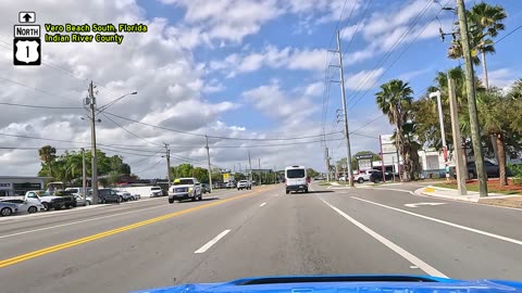Road Trip #1173 - US-1 N - Florida Mile 293.6-298.1 | Vero Beach South / Vero Beach
