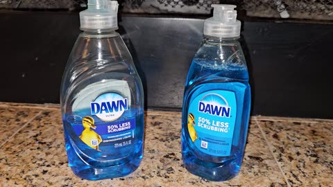 SHRINKFLATION ALERT! Even the dish soap bottles are shrinking.