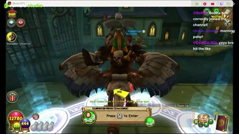 Another day of doing a wizard at spellements and so on