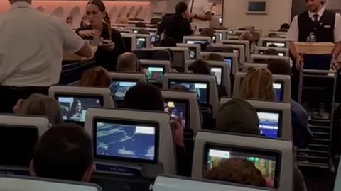 El Al flight and the captain excitedly announces: All the hostages have returned home alive