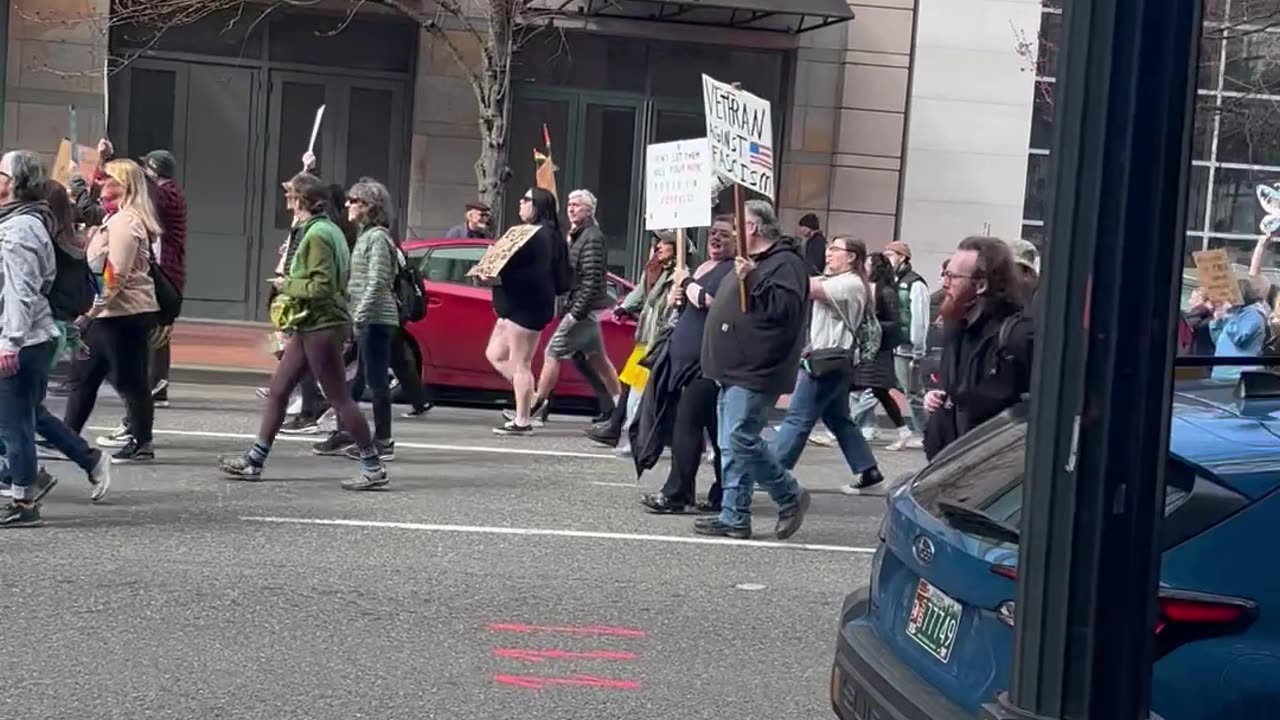 Women's Day March in Portland Oregon