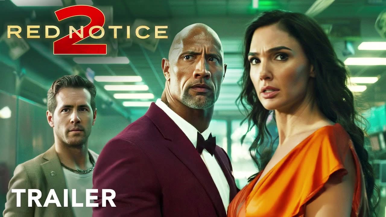 Red Notice 2 - First Trailer Dwayne Johnson, Gal Gadot, Ryan Reynolds Netflix Fan-Made