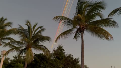 SpaceX Rocket Breaks Up Over The Caribbean