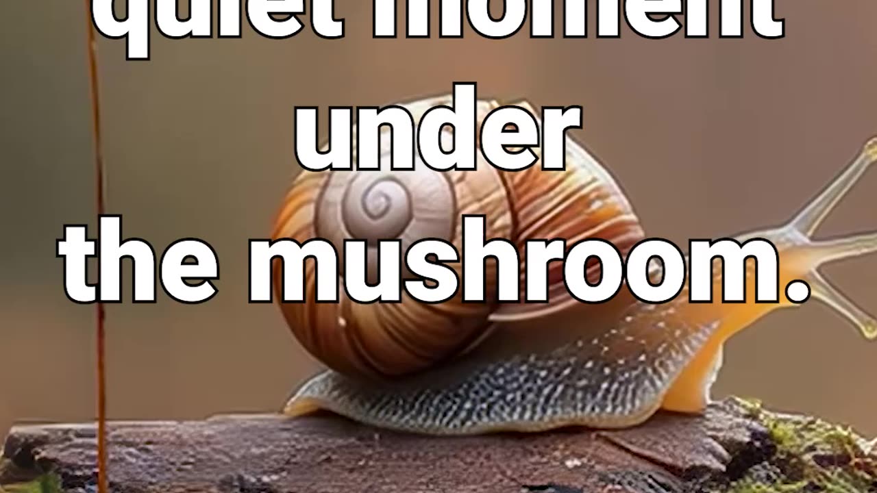 Subscribe for another quiet moment under the mushroom #anxiety #meditationmusic #naturesounds