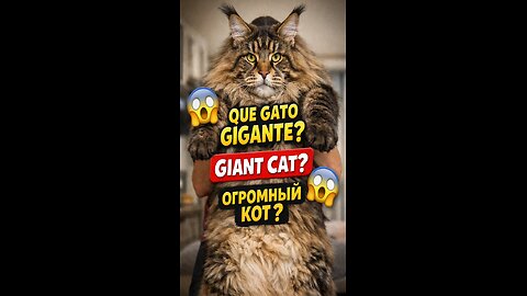 😲 What a big kitty!! Would you like to have one of these? Comment below 👇🐱