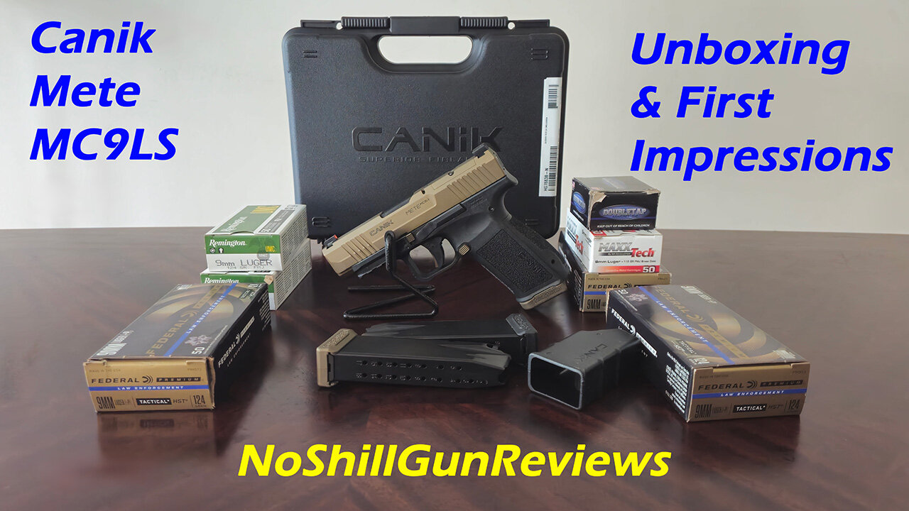 Canik Mete MC9LS Unboxing #6 & First Shots