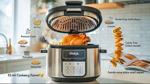 Ninja Foodi Deluxe XL 12-in-1 Kitchen Wonder! 🚀 #ninjafoodi , #ninjafoodie , #productreview