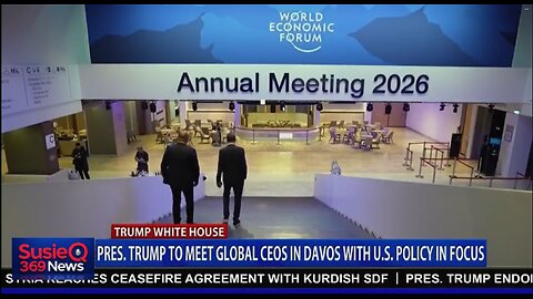 TRUMP TO MEET WITH GLOBAL CEOS IN DAVOS