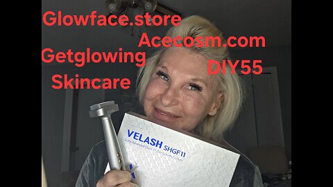 BIO STAMP GetGlowingNow DIY55 Velash hair scalp treatment LED