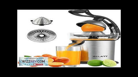 Electric Citrus Juicer Squeezer Stainless Steel Orange Juicer ElectricHomemade Orange Review