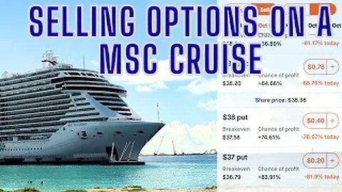Selling Options On An MSC Cruise