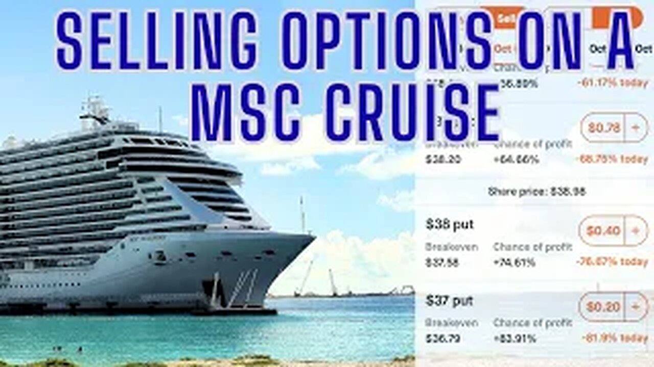 Selling Options On An MSC Cruise