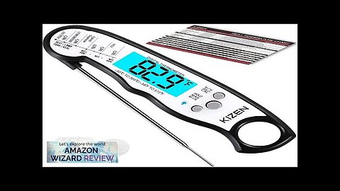 KIZEN Instant Read Meat Thermometer Digital Food Thermometer for Cooking Grill Review