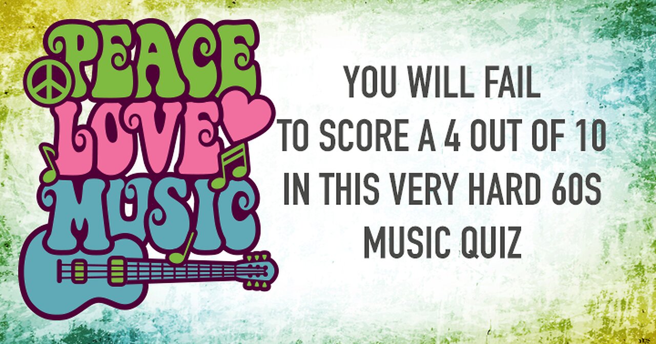 60s Music Quiz