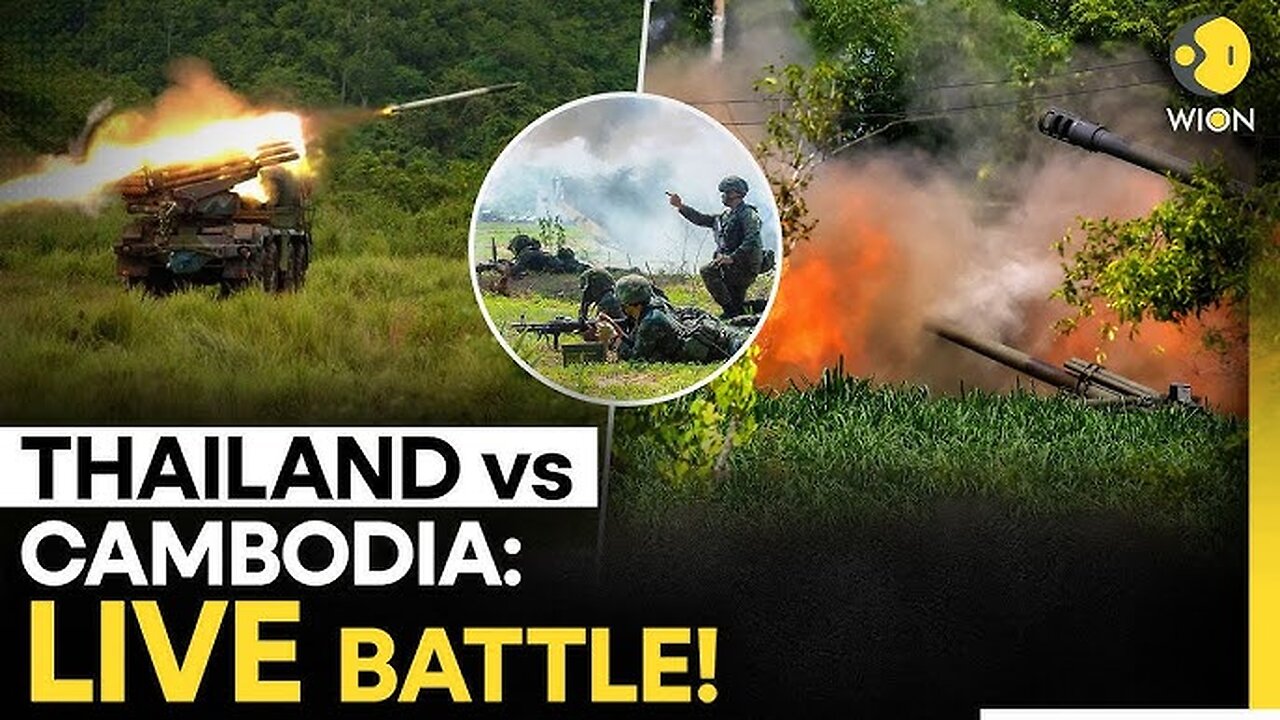 War Between Thailand and Cambodia. LIVE Coverage!