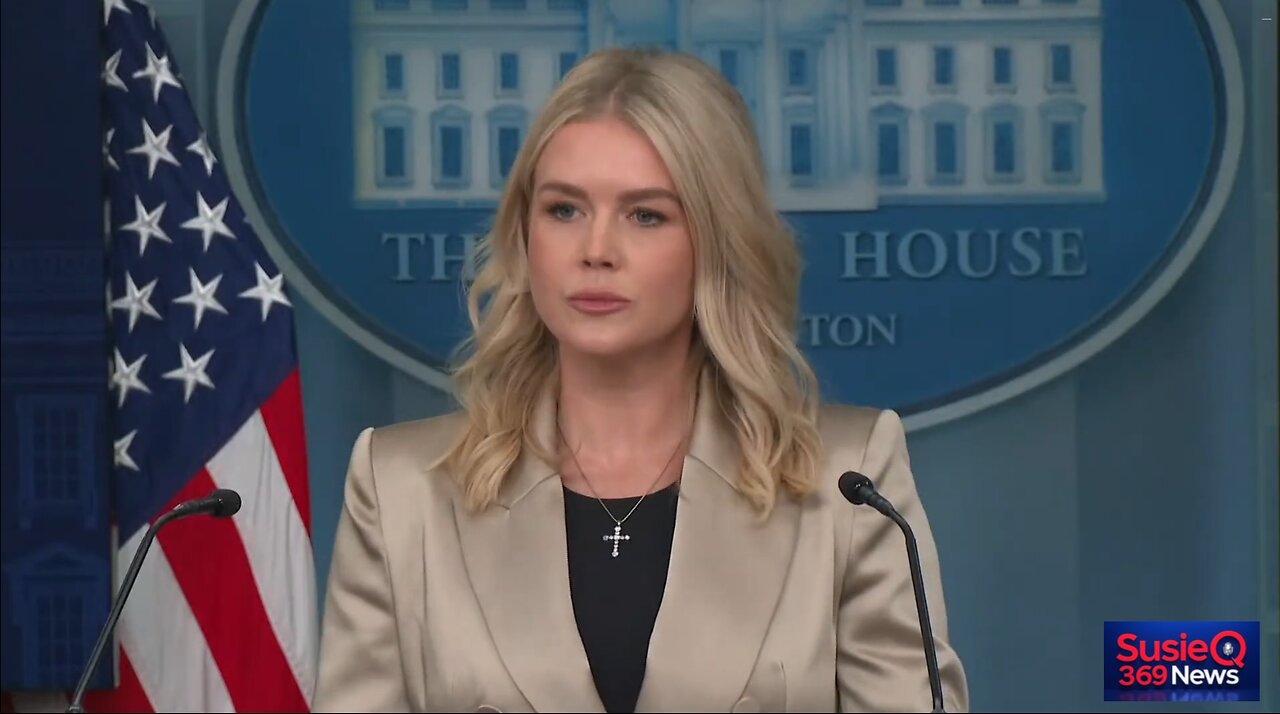 Press Secretary Karoline Leavitt Briefs Members of the Media