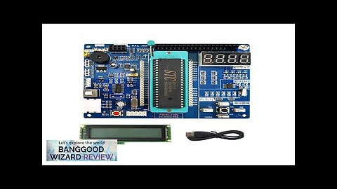 HC6800-MS 51 Microcontroller Small System Board Learning Module STC89C52 Development Board Review