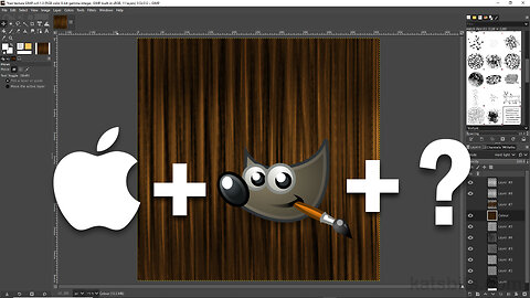 GIMP for MacOS - Painting Hair Textures
