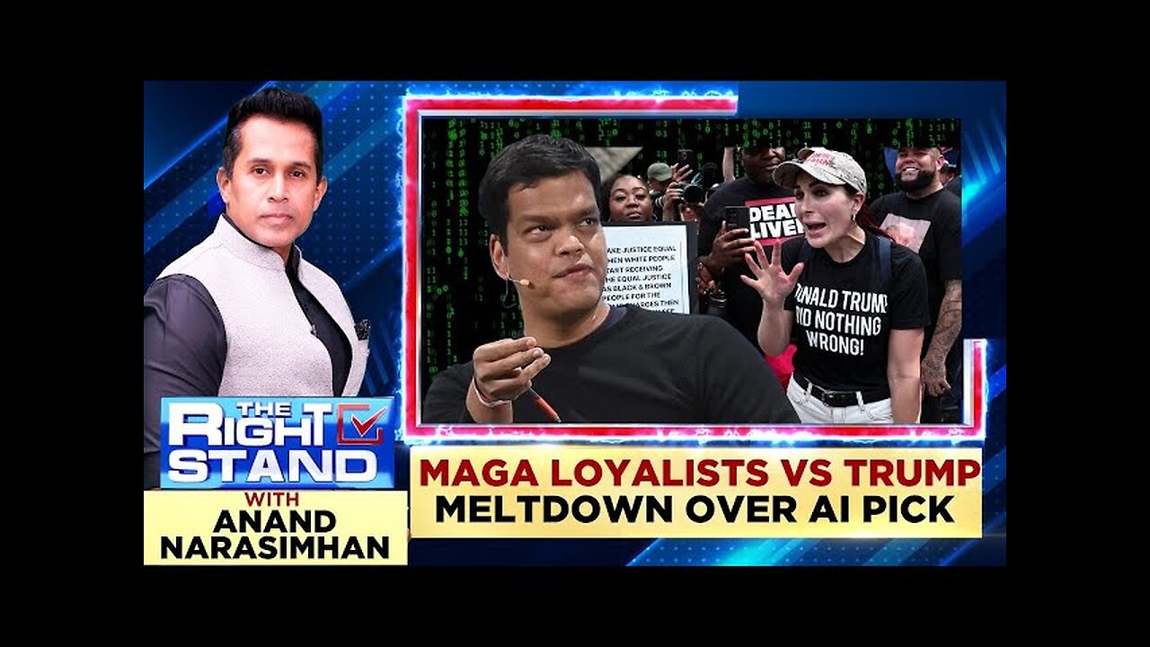 Trump AI Advisor Pick Sriram Krishnan Faces Backlash | #therightstand with Anand Narasimhan | News18