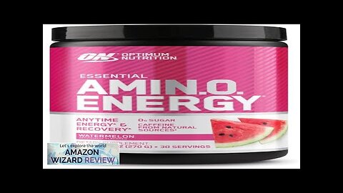 Optimum Nutrition Amino Energy Pre Workout with Green Tea BCAA Amino Review