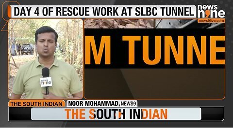 News9 Ground Report Day 4 of the Srisailam Tunnel Rescue Operation to save 8 trapped workers