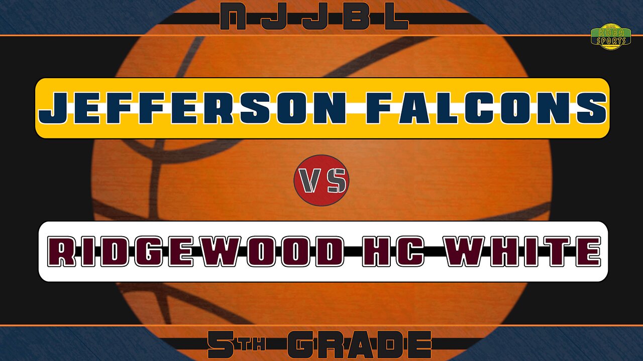 BASKETBALL | 🏀 HOME COURT ADVANTAGE | Jefferson Falcons vs. Ridgewood Hoops Club White