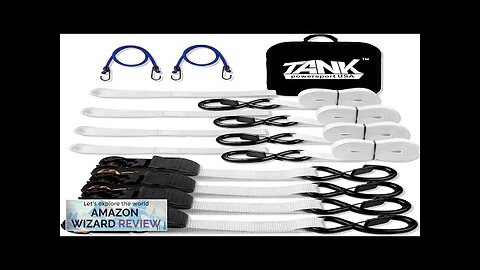 Retractable Ratchet Straps 2200LB Heavy Duty Tie Down Straps Set for Truck Review