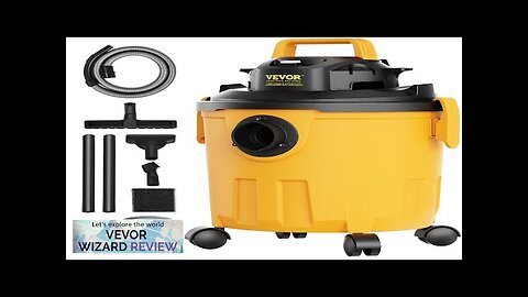 VEVOR Shop Vacuum Wet And Dry 5 Gallon 6 Peak HP Wet/Dry Review