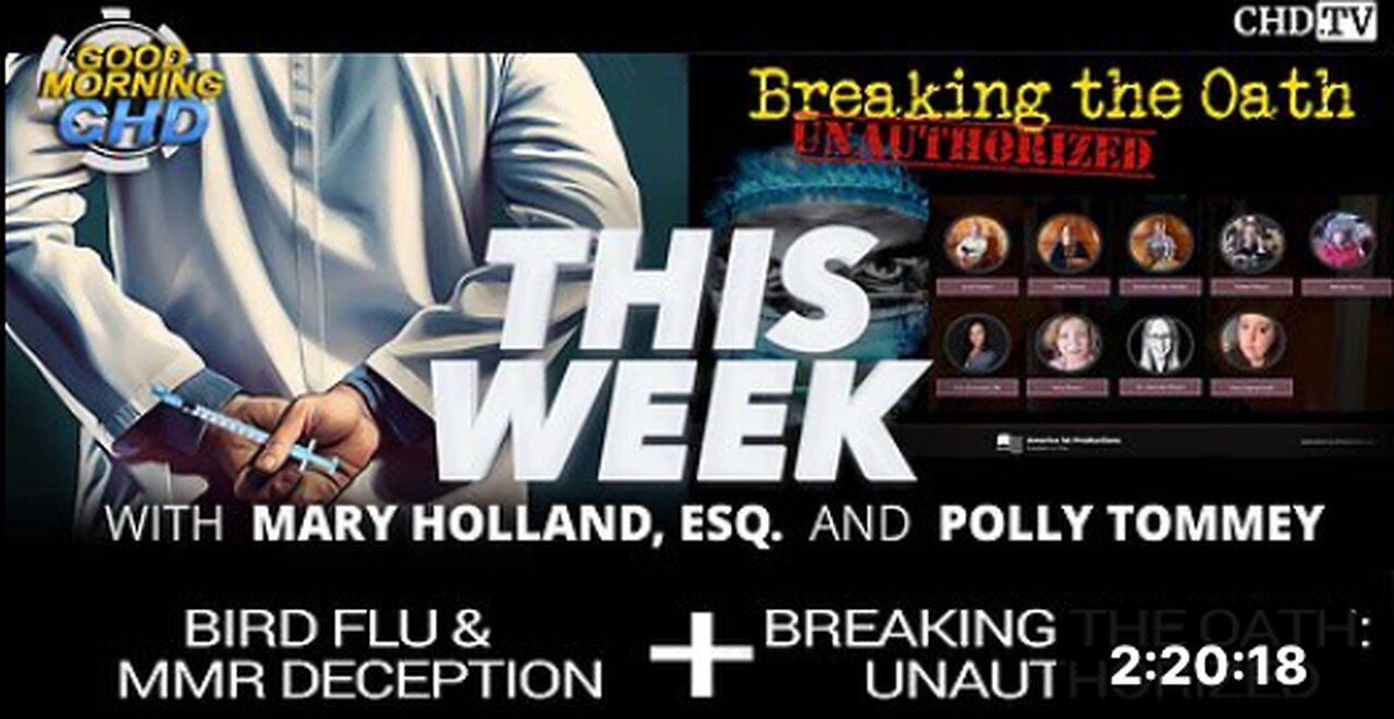 Bird Flu & MMR Deception + Breaking The Oath: Unauthorized With Scott Schara