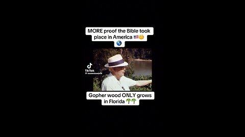 Noah built the arc out of gopher wood.