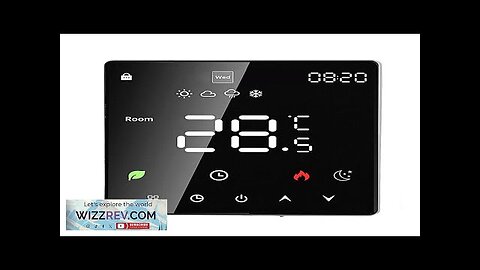 K6H Tuya WiFi Smart Thermostat Electric Floor Heating TRV Water Gas Boiler Review