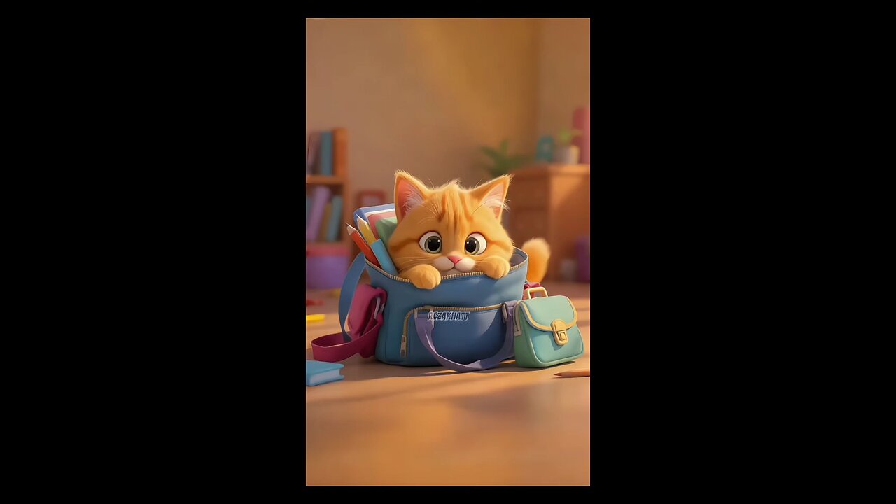 What’s inside that school bag, huh?