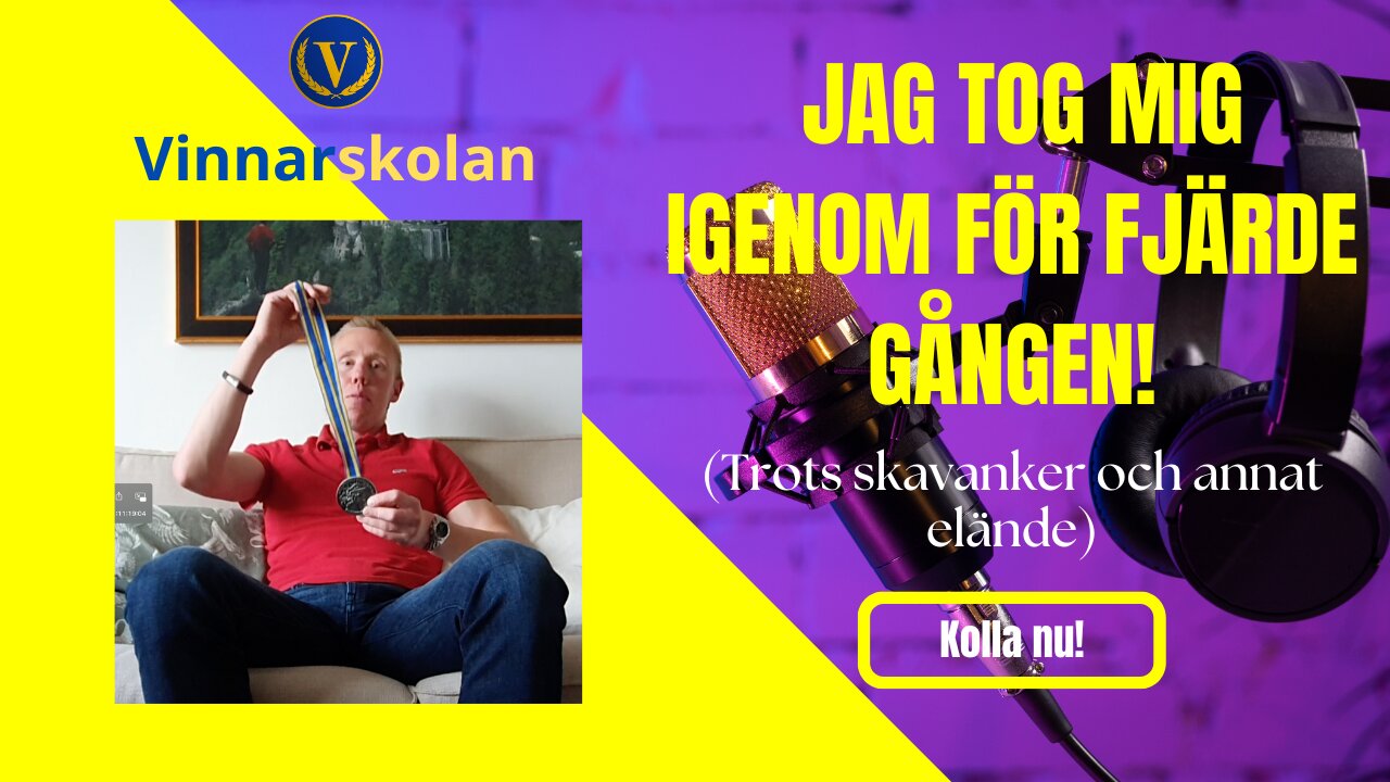 Jag tog mig igenom för fjärde gången! (Stockholm marathon 2023)