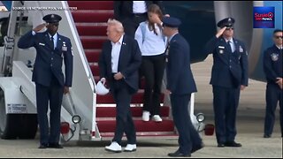 Trump and Kai Trump are back at Joint Base Andrews following the Ryder Cup