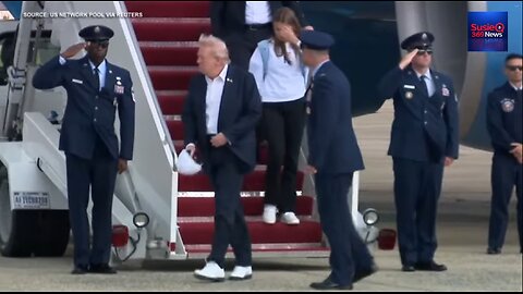 Trump and Kai Trump are back at Joint Base Andrews following the Ryder Cup